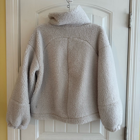 ❤️SOLD❤️Lululemon Cinchable fleece zip up - Picture 3 of 5
